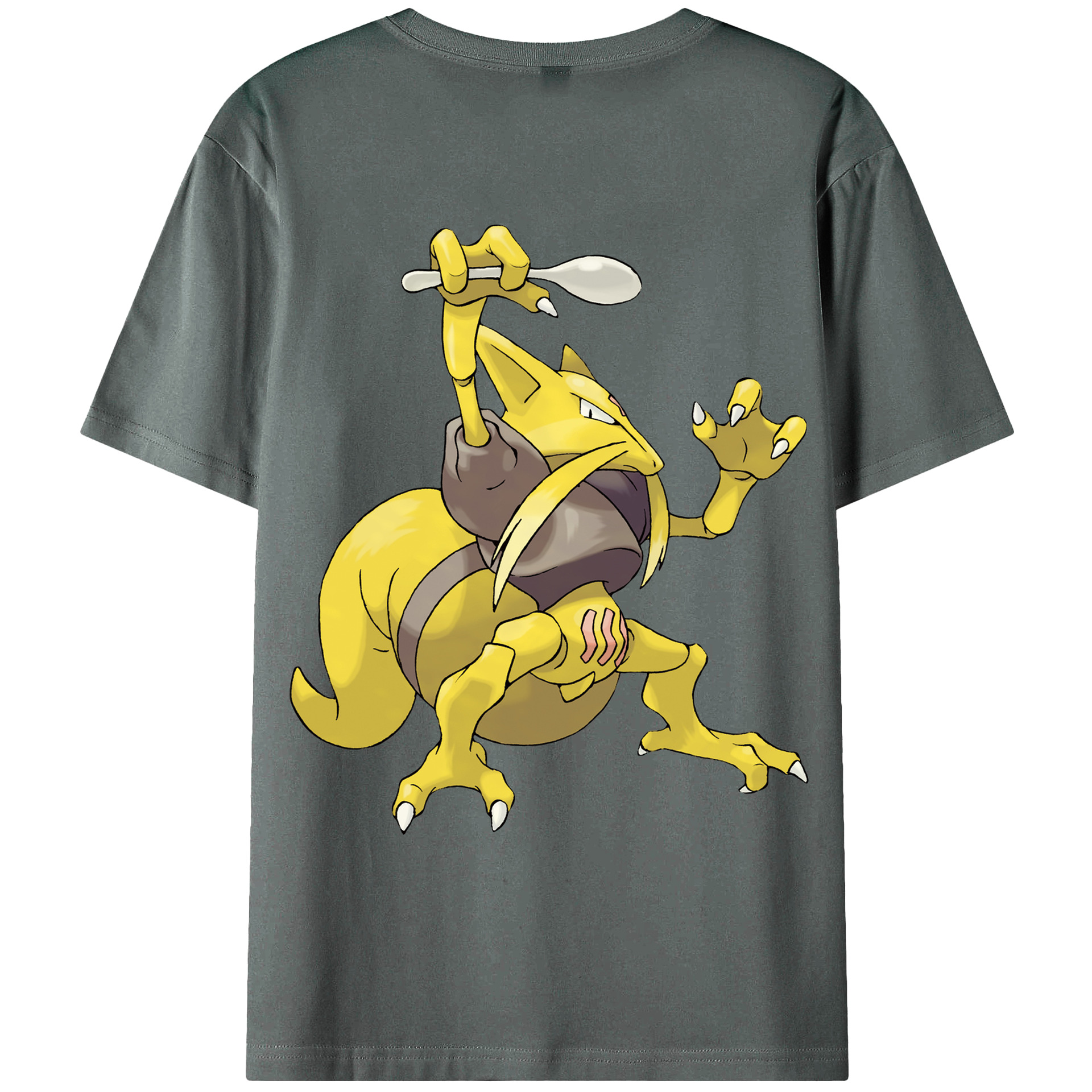 （画像用） ポケットモンスター Pokémon 綿100％ メンズ半袖Tシャツ（バックプリント） 通気性